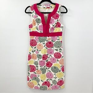 Boden floral sleeveless sheath dress 4